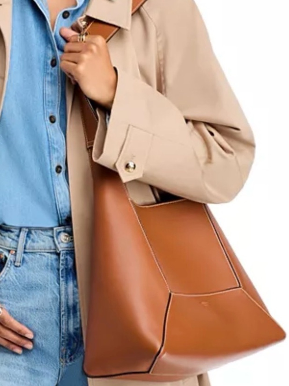 Jimmy Choo Diamond Hobo Leather Shoulder Bag